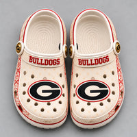 UGA in Cream - Bulldogs Clogs Built on Quiet Confidence