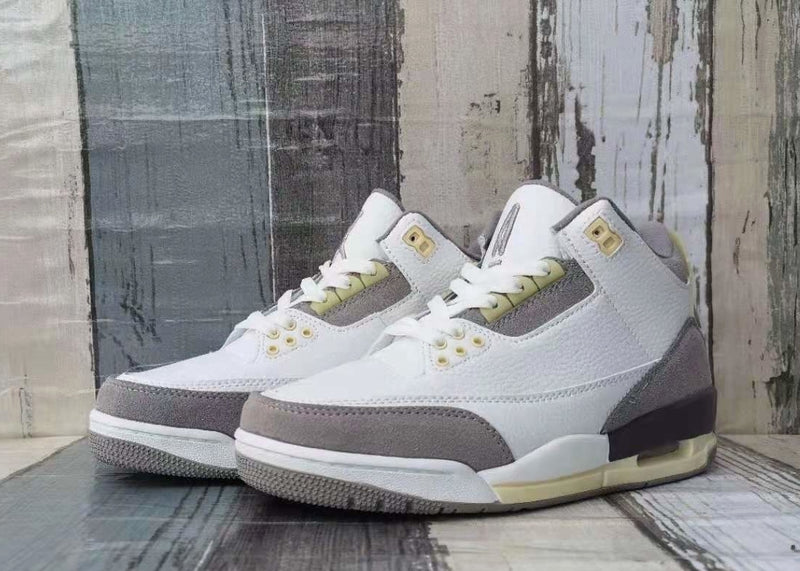Low Top Sneakers, White Yellow Colorway, Lace Up Design, Casual Gift for Sneaker Fans