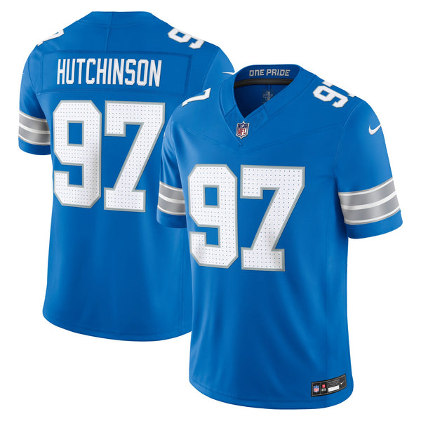 Detroit Lions Aidan Hutchinson Blue Team Stitched Limited Jersey