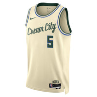 Milwaukee Bucks 2025/26 City Edition Swingman Jersey - Cream - Gary Trent Jr.