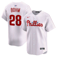 Philadelphia Phillies Alec Bohm White Home Limited Player Jersey