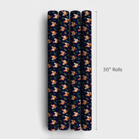 Farmhouse Rooster Gift Wrap, Christmas Chicken Wrapping Paper, Rustic Holiday Hen Wrapping Paper, Poultry Lover Festive Gift Wrap Roll
