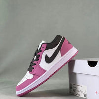 Retro Mid Top Basketball Shoes, Purple Gray Colorway, Lace Up Design, Casual Gift for Shoe Lovers