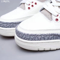 Sneakers, White Red Colorway, Lace Up Design, Casual Gift for Sneaker Fans