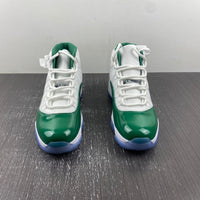 Low Top Sneakers, Green White Colorway, Lace Up Design, Casual Gift for Sneaker Fans