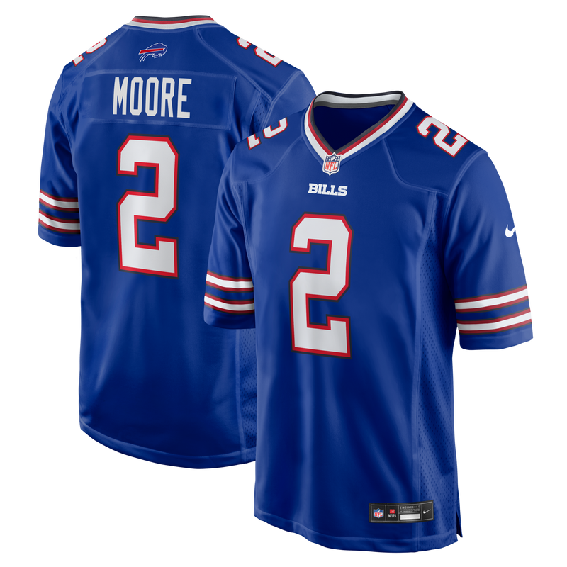 Buffalo Bills D.J. Moore Royal Game Jersey