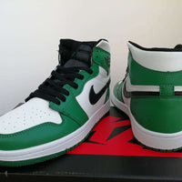 Sneakers, White Green Colorway, Lace Up Design, Casual Gift for Sneaker Fans