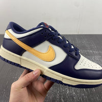 Retro Low Top Sneakers, White Yellow Purple Colorway, Lace Up Design, Casual Gift for Sneaker Fans