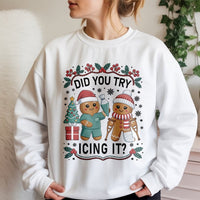Physical Therapy Holiday Crewneck, Humorous Gingerbread PT Christmas Sweatshirt, Physical Therapist Sweatshirt, PT Clinic Christmas Pullover