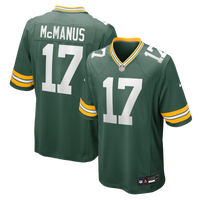 Green Bay Packers Brandon McManus Green Team Game Jersey