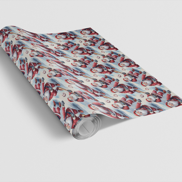 Festive Holiday Wrapping Paper, Christmas Wrapping Paper Roll, Winter Gift Wrap Roll, Seasonal Present Paper, Holiday Party P