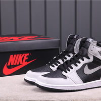 High Top Sneakers, Gray Colorway, Lace Up Design, Casual Gift for Sneaker Fans