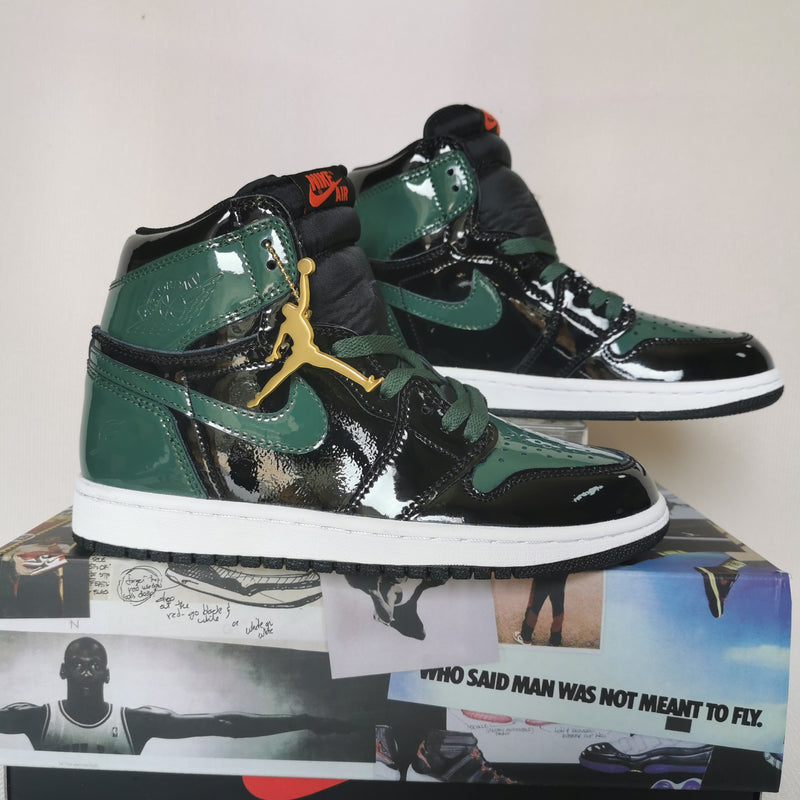 Sneakers, Black Green Colorway, Lace Up Design, Casual Gift for Sneaker Fans