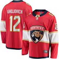 Florida Panthers Jonah Gadjovich Red Premier Breakaway Player Jersey