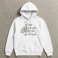 Stethoscope Tree Holiday Hoodie, Christmas Nurse Hoodie, Healthcare RN Sweatshirt, Nursing Student Medical Pullover Hoodie, Xmas Present
