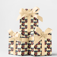 Playful Dog Face Gift Wrap, Rottweiler Wrapping Paper, Rottweiler Holiday Present Paper, Puppy Christmas Wrapping Paper, Dog Lover Gift Wrap