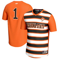 Oklahoma State Cowboys Lightweight Collegiate #1 Soccer Fashion Jersey - Orange