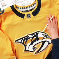 Nashville Predators Yellow Home Authentic Pro Jersey
