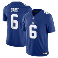 New York Giants Jaxson Dart Royal Team Stitched Limited Jersey