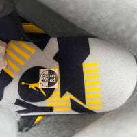 High Top Sneakers, Yellow White Colorway, Leather Footwear, Lace Up Design, Casual Gift for Sneaker Fans