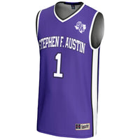 #1 Stephen F Austin Lumberjacks Lightweight Basketball Jersey - Purple