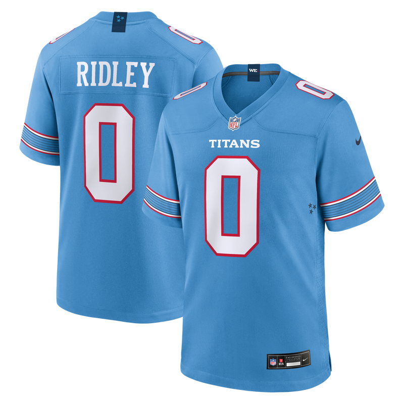 Tennessee Titans Calvin Ridley Light Blue Game Jersey