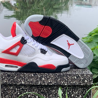 Sneakers, Red Colorway, Lace Up Design, Casual Gift for Sneaker Fans