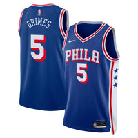 Philadelphia 76ers Icon Edition Swingman Jersey - Royal - Quentin Grimes