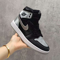 High Top Sneakers, Gray Colorway, Lace Up Design, Casual Gift for Sneaker Fans