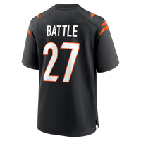 Cincinnati Bengals Jordan Battle Black Team Game Jersey