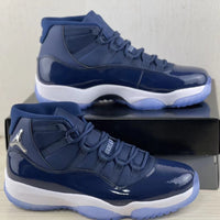 Sneakers, Midnight Blue Colorway, Patent Leather Footwear, Lace Up Design, Casual Gift for Sneaker Fans