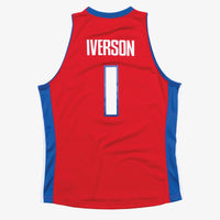 Detroit Pistons Swingman Jersey Allen Iverson 2008-09