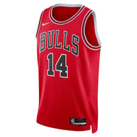 Chicago Bulls Icon Swingman Jersey - Red - Matas Buzelis