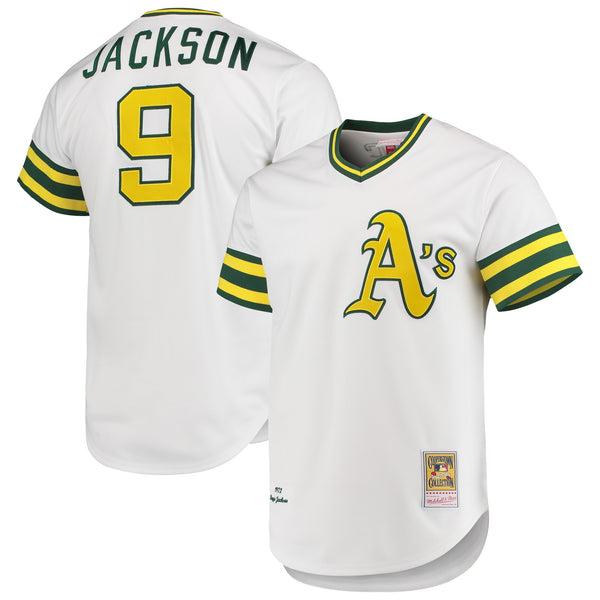 Athletics Reggie Jackson White 1972 Cooperstown Collection Authentic Jersey