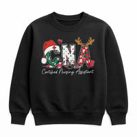 Certified Nursing Assistant Holiday Sweater, CNA Christmas Sweatshirt, Festive CNA Nurse Crewneck, Healthcare Worker Xmas Present Pullover