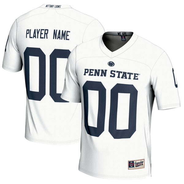 Penn State Nittany Lions NIL Pick-A-Player Football Jersey - White