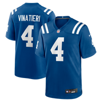 Indianapolis Colts Adam Vinatieri Royal Team Retired Game Jersey