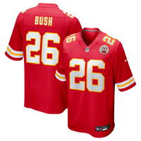 Kansas City Chiefs Deon Bush Red Game Player Jersey