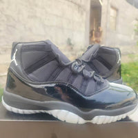 High Top Sneakers, Black Silver Colorway, Lace Up Design, Casual Gift for Sneaker Fans