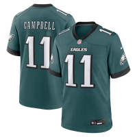 Philadelphia Eagles Jihaad Campbell Midnight Green Team Game Jersey