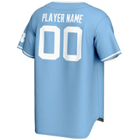 North Carolina Tar Heels NIL Pick-A-Player Lightweight Baseball Jersey - Carolina Blue