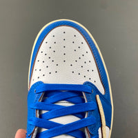 Low Top Sneakers, Blue White Red Colorway, Reverse Hook Design, Lace Up Design, Casual Gift for Sneaker Fans