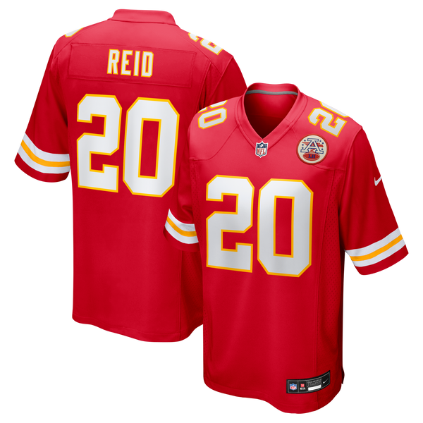 Kansas City Chiefs Justin Reid Red Game Jersey