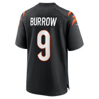 Cincinnati Bengals Joe Burrow Black Player Game Jersey