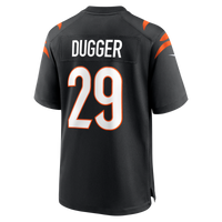 Cincinnati Bengals Kyle Dugger Black Team Game Jersey
