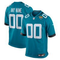 Jacksonville Jaguars Teal Custom Team Game Jersey