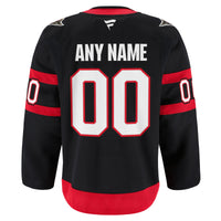Ottawa Senators Black Home Authentic Pro Custom Jersey