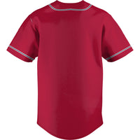 Stony Brook Seawolves Lightweight Baseball Jersey - Red