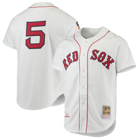 Boston Red Sox Nomar Garciaparra White 1997 Cooperstown Collection Authentic Jersey