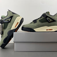 Low Top Sneakers, Army Green Black Colorway, Lace Up Design, Casual Gift for Sneaker Fans